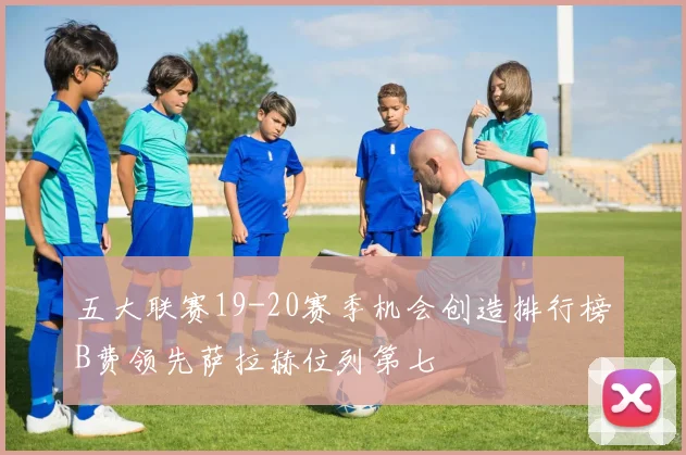 五大联赛19-20赛季机会创造排行榜B费领先萨拉赫位列第七